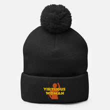 Load image into Gallery viewer, Virtuous Woman Pom-Pom Beanie
