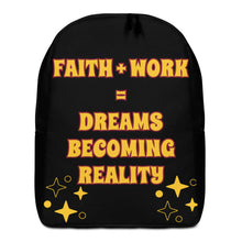 Load image into Gallery viewer, Faith + Work Minimalist Backpack