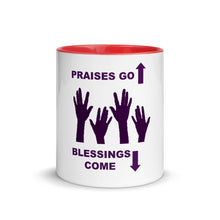 Load image into Gallery viewer, Praises Up Mug with Color Inside