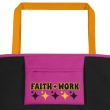 Load image into Gallery viewer, Faith + Work Beach Bag