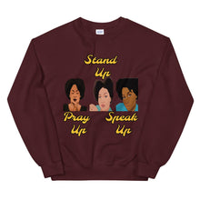 Load image into Gallery viewer, Pray Up-Stand Up-Speak Up Unisex Sweatshirt - Shannon Alicia LLC