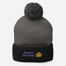 Load image into Gallery viewer, Queen Pom-Pom Beanie