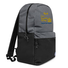 Load image into Gallery viewer, King Embroidered Champion Backpack