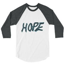 Cargar imagen en el visor de la galería, Hope 3/4 sleeve raglan shirt