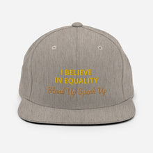 Load image into Gallery viewer, I Believe In Equality Snapback Hat