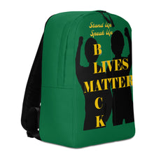 Load image into Gallery viewer, Black Lives Matter Minimalist Backpack
