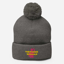 Load image into Gallery viewer, Virtuous Woman Pom-Pom Beanie