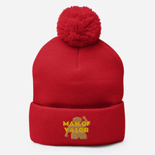 Load image into Gallery viewer, Man of Valor Pom-Pom Beanie
