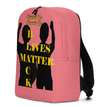 Load image into Gallery viewer, Black Lives Matter Minimalist Backpack