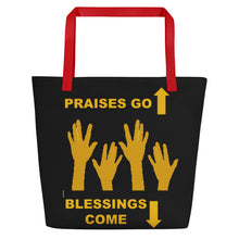 Load image into Gallery viewer, Praises Up Beach Bag