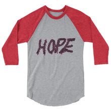 Cargar imagen en el visor de la galería, Hope 3/4 sleeve raglan shirt