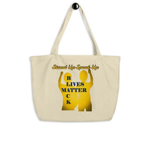 Load image into Gallery viewer, Black Lives Matter Large organic tote bag - Shannon Alicia LLC