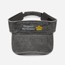 Load image into Gallery viewer, Queen Denim visor