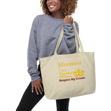 Load image into Gallery viewer, Queen Large organic tote bag