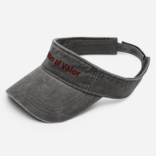 Load image into Gallery viewer, Man of Valor Denim visor