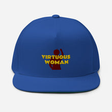 Cargar imagen en el visor de la galería, Virtuous Woman Flat Bill Cap