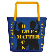 Cargar imagen en el visor de la galería, Black Lives Matter Beach Bag - Shannon Alicia LLC