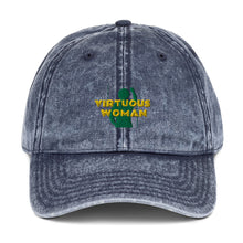 Load image into Gallery viewer, Virtuous Woman Vintage Cotton Twill Cap