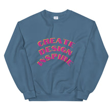 Cargar imagen en el visor de la galería, Create Design Inspire Unisex Sweatshirt