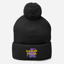 Load image into Gallery viewer, Man of Valor Pom-Pom Beanie