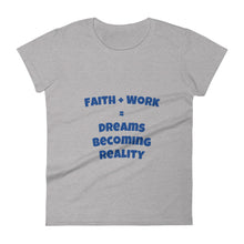 Cargar imagen en el visor de la galería, <transcy>Faith + Work - Camiseta de manga corta para mujer</transcy>