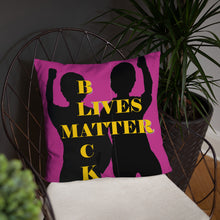 Load image into Gallery viewer, Black Lives Matter Basic Pillow