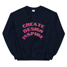 Cargar imagen en el visor de la galería, Create Design Inspire Unisex Sweatshirt