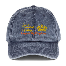 Load image into Gallery viewer, King Vintage Cotton Twill Cap