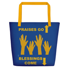Load image into Gallery viewer, Praises Up Beach Bag