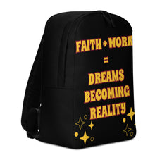 Load image into Gallery viewer, Faith + Work Minimalist Backpack