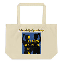 Load image into Gallery viewer, Black Lives Matter Large organic tote bag - Shannon Alicia LLC