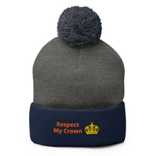 Load image into Gallery viewer, Queen Pom-Pom Beanie