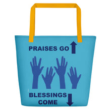 Load image into Gallery viewer, Praises Up Beach Bag