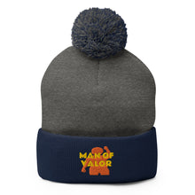 Load image into Gallery viewer, Man of Valor Pom-Pom Beanie