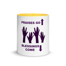 Load image into Gallery viewer, Praises Up Mug with Color Inside