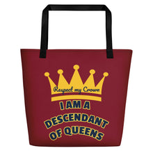 Load image into Gallery viewer, Queen Beach Bag