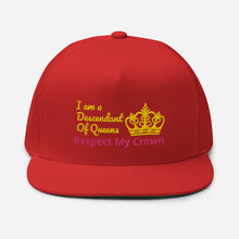 Load image into Gallery viewer, Queen Flat Bill Cap
