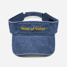 Load image into Gallery viewer, Man of Valor Denim visor