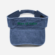 Load image into Gallery viewer, Man of Valor Denim visor