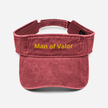 Load image into Gallery viewer, Man of Valor Denim visor