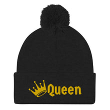 Load image into Gallery viewer, Queen Pom-Pom Beanie