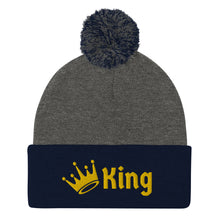 Load image into Gallery viewer, King Pom-Pom Beanie