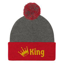 Load image into Gallery viewer, King Pom-Pom Beanie
