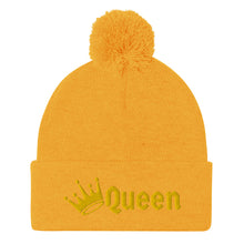 Load image into Gallery viewer, Queen Pom-Pom Beanie