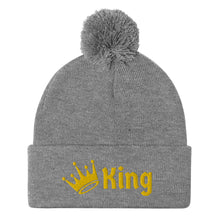 Load image into Gallery viewer, King Pom-Pom Beanie