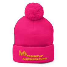 Load image into Gallery viewer, Praises Up 2 Pom-Pom Beanie