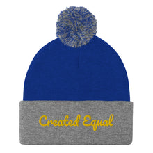 Cargar imagen en el visor de la galería, Created Equal Pom-Pom Beanie