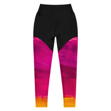 Cargar imagen en el visor de la galería, Burst of Pink Sports Leggings