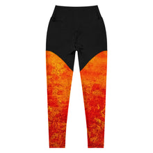 Cargar imagen en el visor de la galería, Summer Fire Sports Leggings