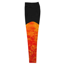 Cargar imagen en el visor de la galería, Summer Fire Sports Leggings